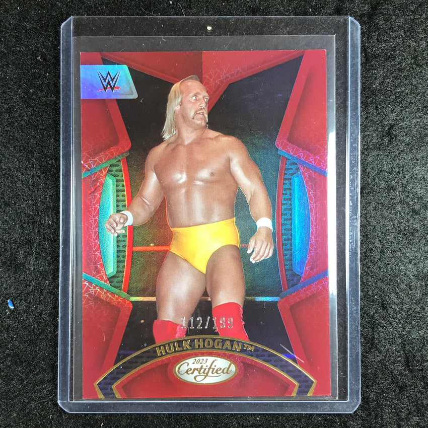 2023 Chronicles WWE HULK HOGAN Certified Red 112/199 #206
