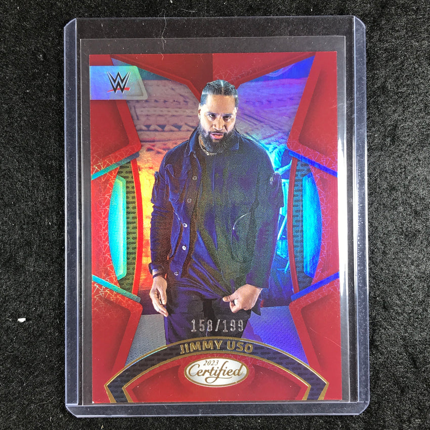 2023 Chronicles WWE JIMMY USO Certified Red 158/199 #208