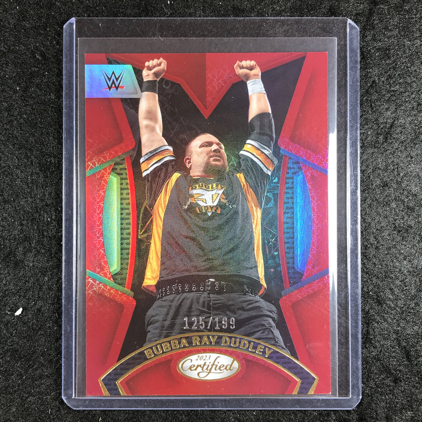 2023 Chronicles WWE BUBBA RAY DUDLEY Certified Red 125/199 #213