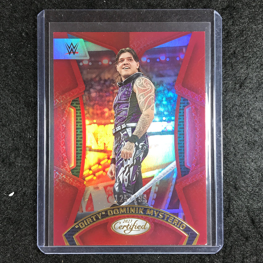 2023 Chronicles WWE DIRTY DOMINIK MYSTERIO Certified Red 125/199 #215