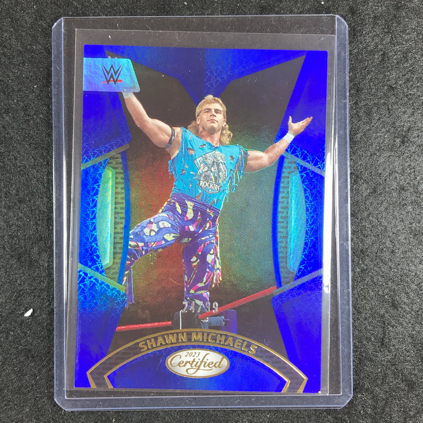 2023 Chronicles WWE SHAWN MICHAELS Certified Blue 24/99