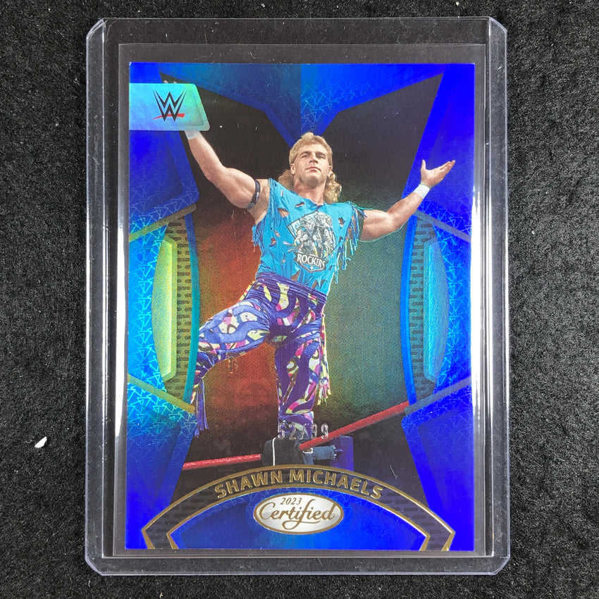 2023 Chronicles WWE SHAWN MICHAELS Certified Blue 52/99