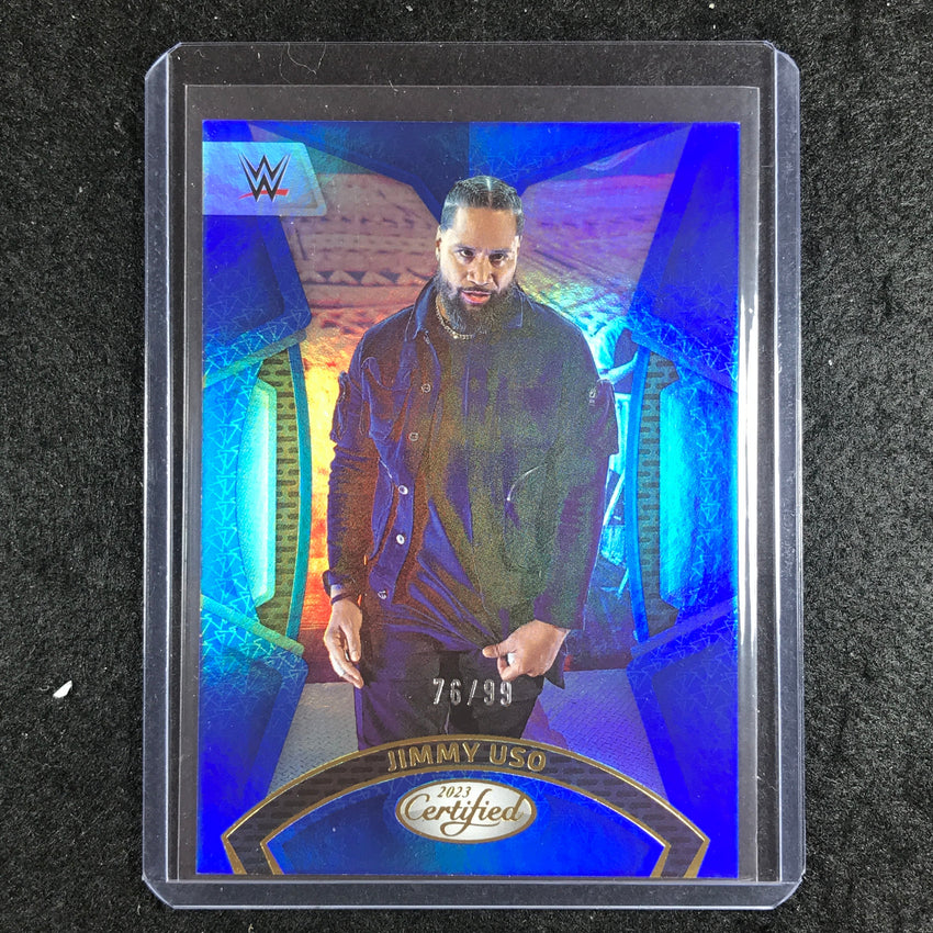 2023 Chronicles WWE JIMMY USO Certified Blue 76/99