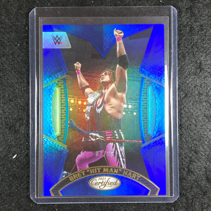 2023 Chronicles WWE BRET HIT MAN HART Certified Blue 87/99
