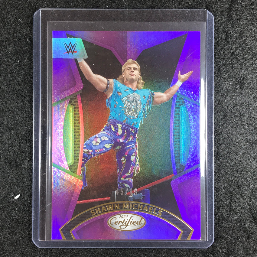 2023 Chronicles WWE SHAWN MICHAELS Certified Purple 45/49
