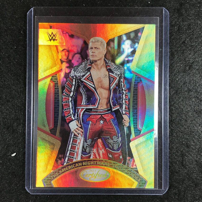 2023 Chronicles WWE THE AMERICAN NIGHTMARE CODY RHODES Certified Gold 8/10