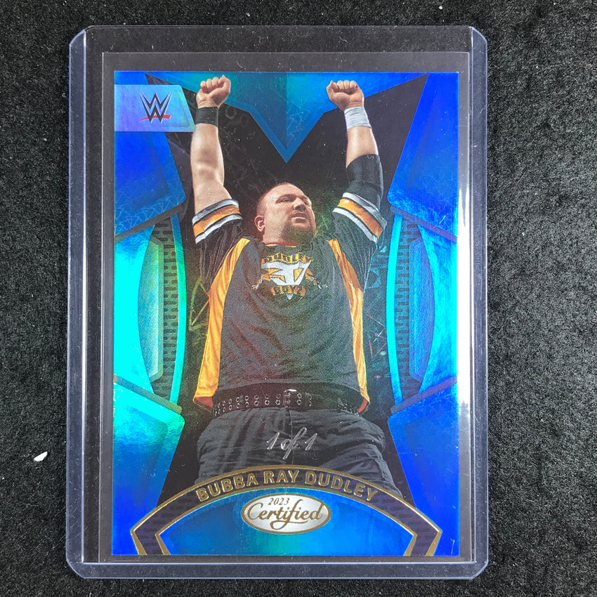 2023 Chronicles WWE BUBBA RAY DUDLEY Certified Platinum 1/1
