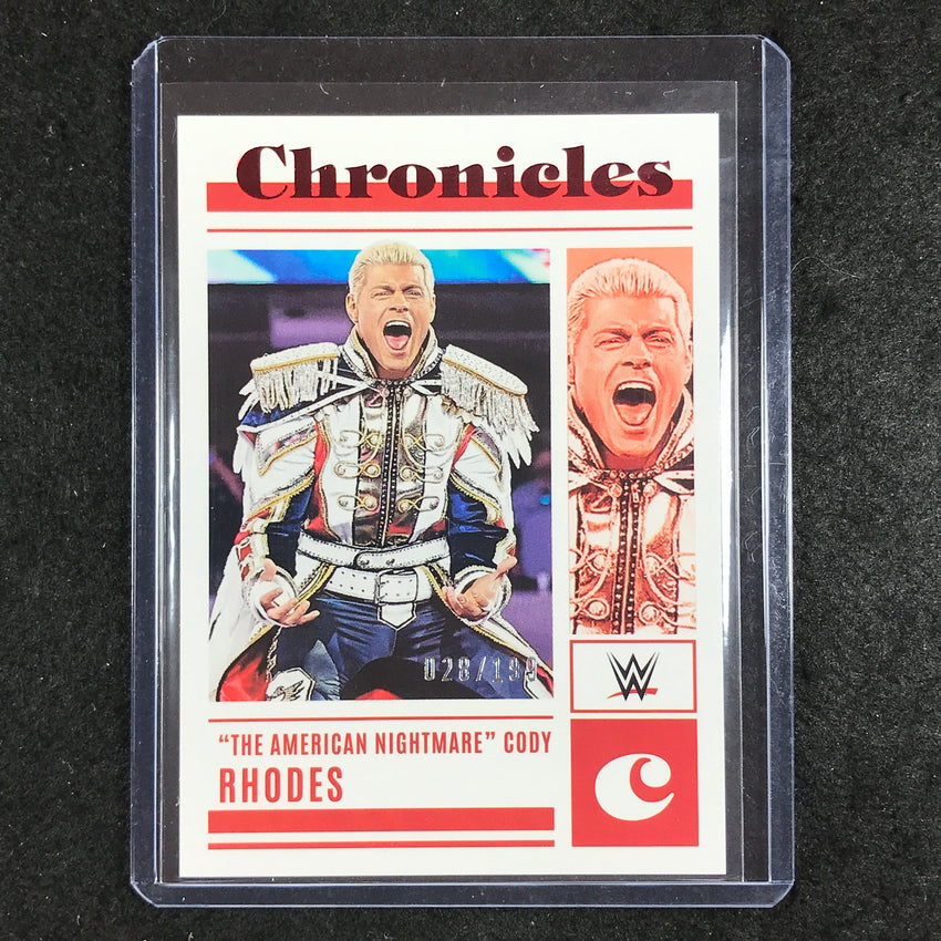 2023 Chronicles WWE THE AMERICAN NIGHTMARE CODY RHODES Chronicles Red 28/199