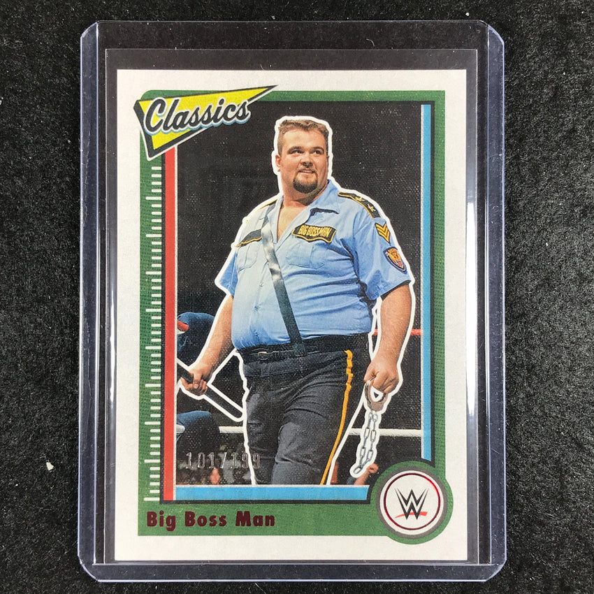 2023 Chronicles WWE BIG BOSS MAN Classics Red 101/199 #148