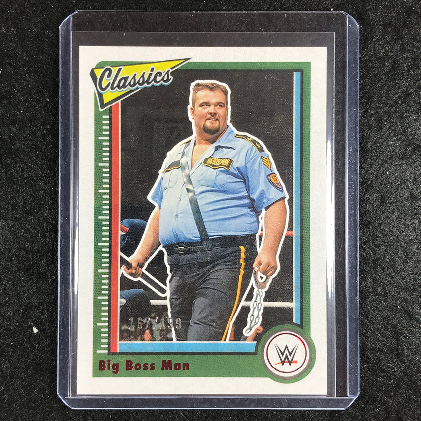 2023 Chronicles WWE BIG BOSS MAN Classics Red 167/199 #148