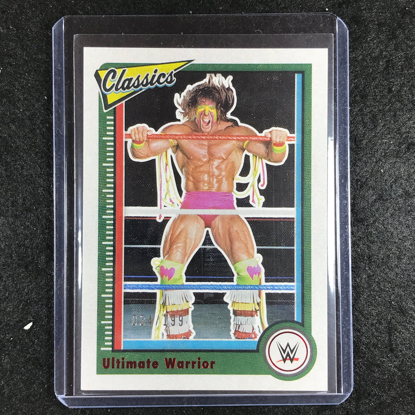 2023 Chronicles WWE ULTIMATE WARRIOR Classics Red 34/199 #152