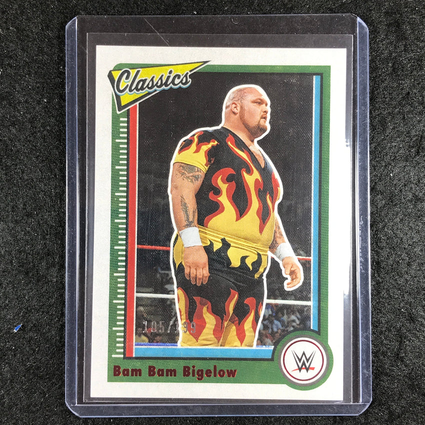 2023 Chronicles WWE BAM BAM BIGELOW Classics Red 105/199 #156