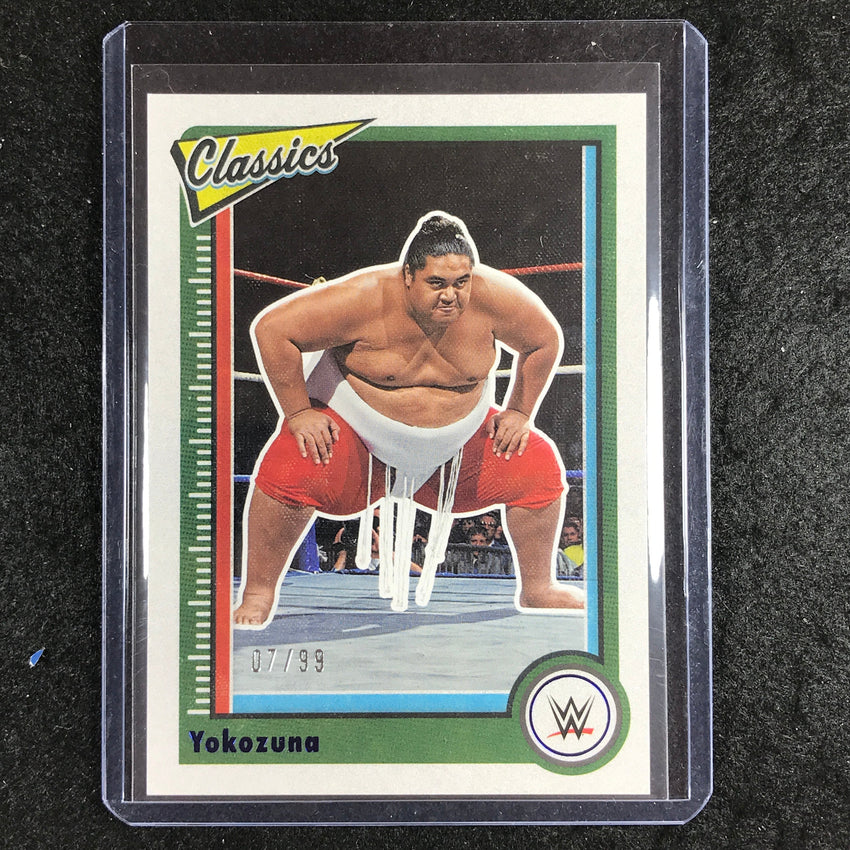 2023 Chronicles WWE YOKOZUNA Classics Blue 7/99