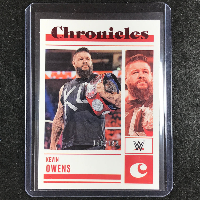 2023 Chronicles WWE KEVIN OWENS Chronicles Red 141/199 #26