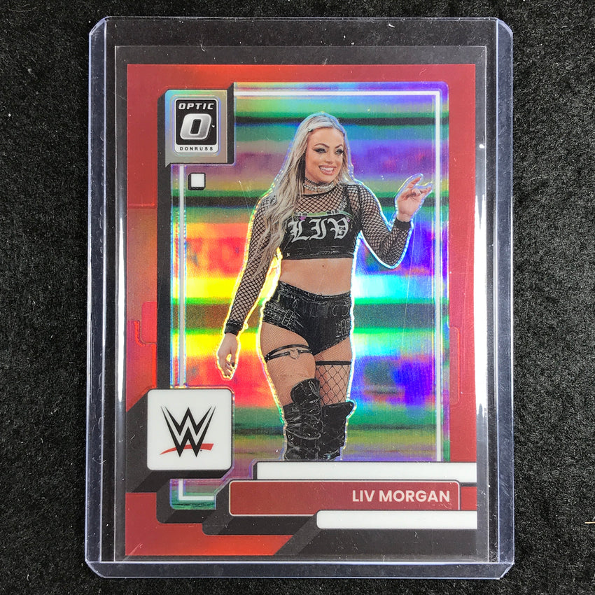 2023 Chronicles WWE LIV MORGAN Donruss Optic Red 159/199 #352