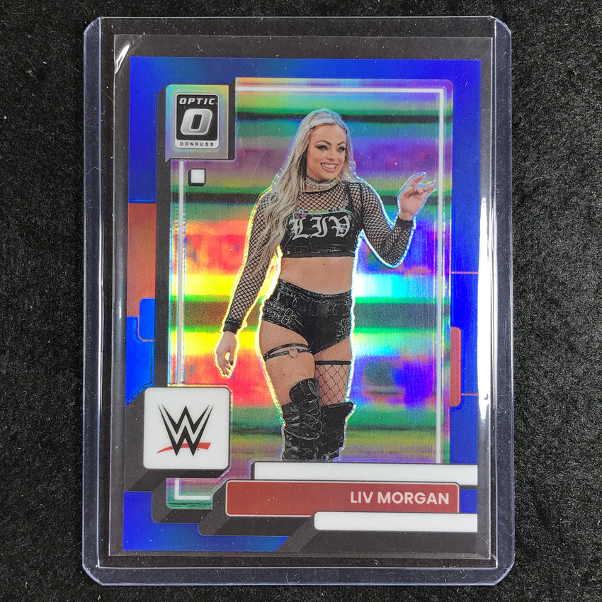 2023 Chronicles WWE LIV MORGAN Donruss Optic Blue 31/99