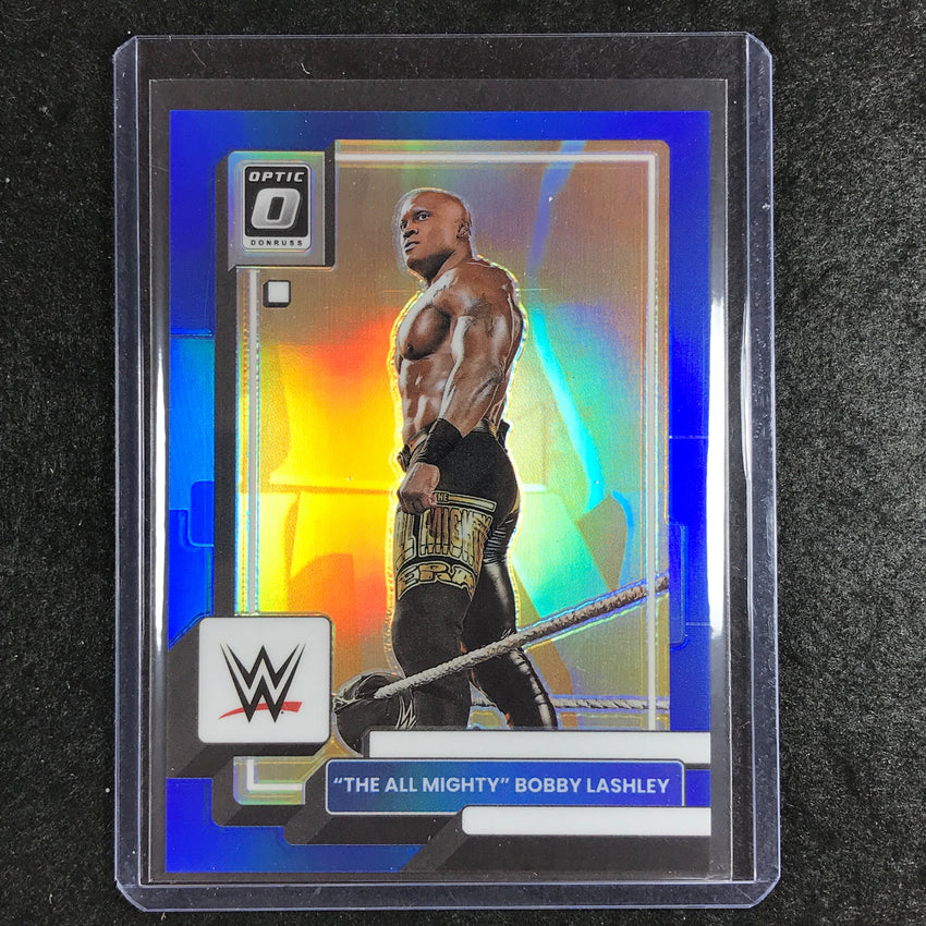 2023 Chronicles WWE THE ALL MIGHTY BOBBY LASHLEY Donruss Optic Blue 17/99