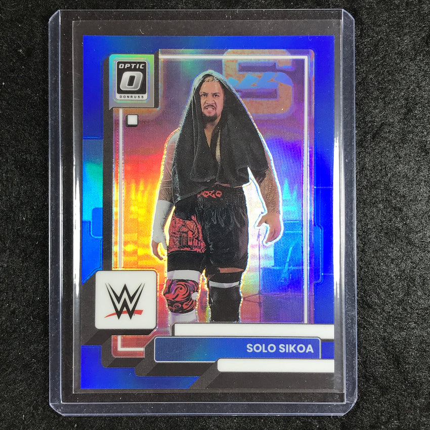 2023 Chronicles WWE SOLO SIKOA Donruss Optic Blue 42/99