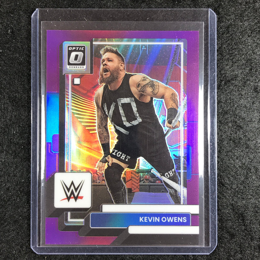 2023 Chronicles WWE KEVIN OWENS Donruss Optic Purple 36/49