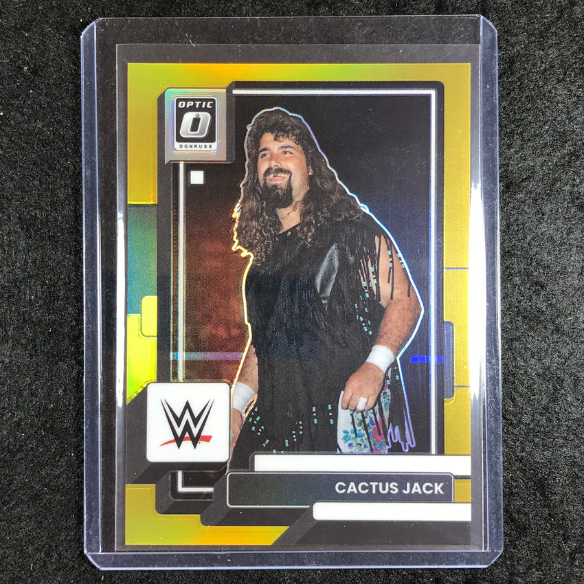2023 Chronicles WWE CACTUS JACK Donruss Optic Gold 10/10