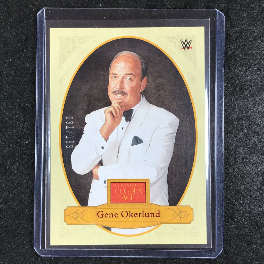 2023 Chronicles WWE GENE OKERLUND Golden Age Red 31/199 #180