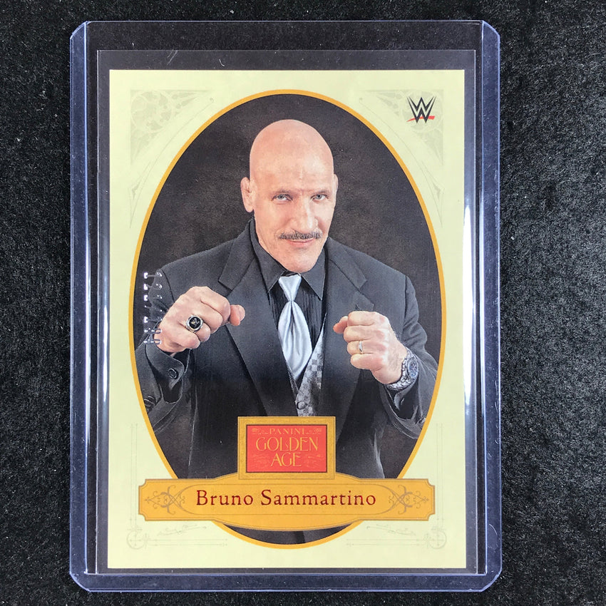 2023 Chronicles WWE BRUNO SAMMARTINO Golden Age Red 121/199 #186