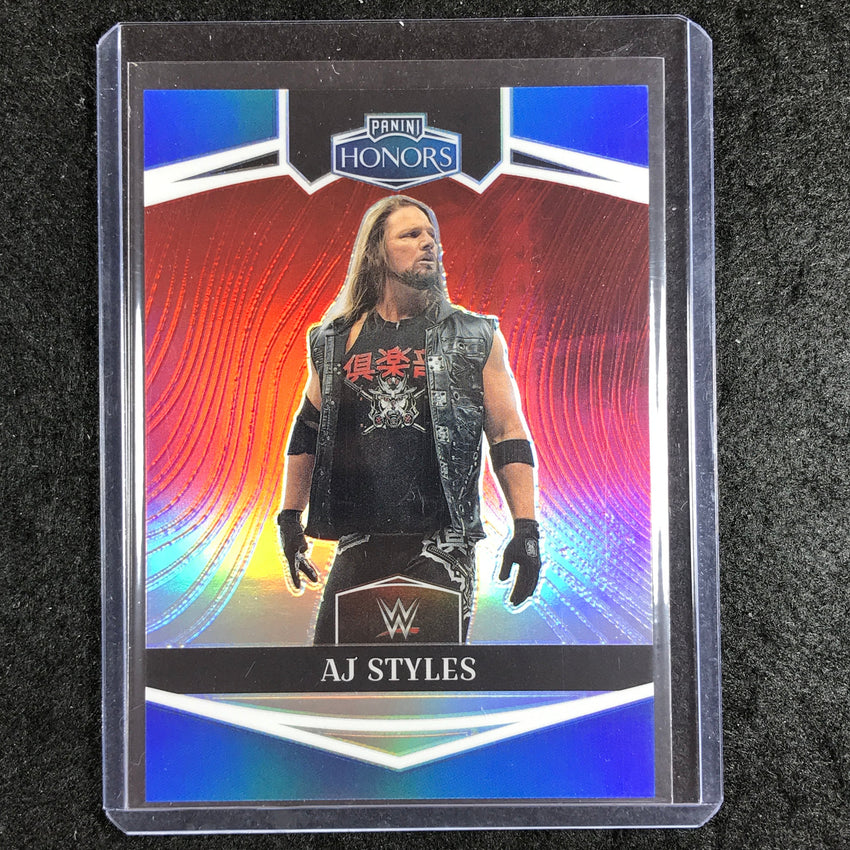 2023 Chronicles WWE AJ STYLES Honors Red 92/199 #348
