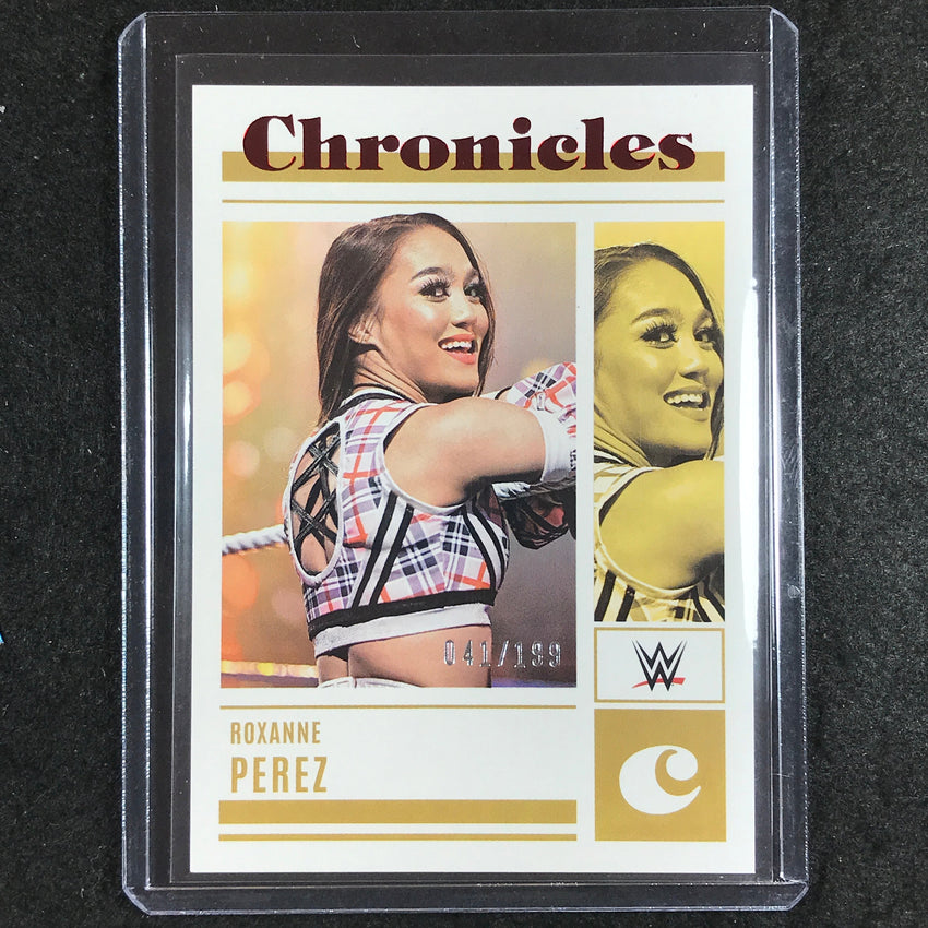 2023 Chronicles WWE ROXANNE PEREZ Chronicles Red 41/199 #47