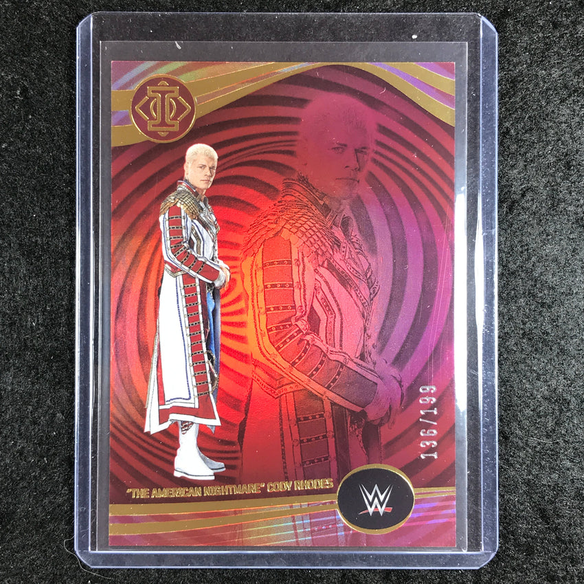 2023 Chronicles WWE THE AMERICAN NIGHTMARE CODY RHODES Illusions Red 136/199