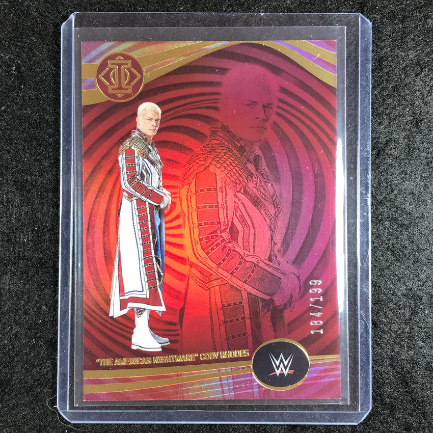2023 Chronicles WWE THE AMERICAN NIGHTMARE CODY RHODES Illusions Red 184/199