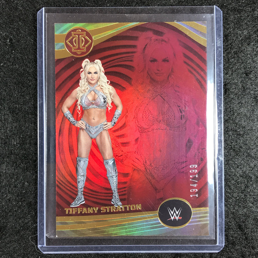 2023 Chronicles WWE TIFFANY STRATTON Illusions Red 194/199 #256