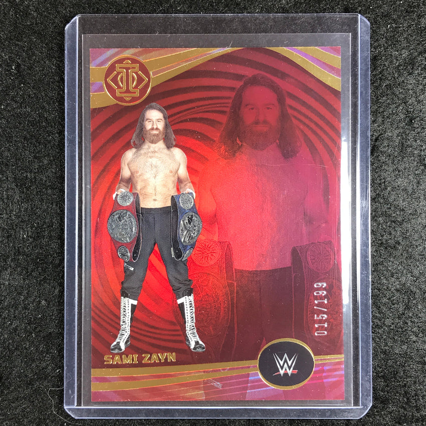 2023 Chronicles WWE SAMI ZAYN Illusions Red 15/199 #264
