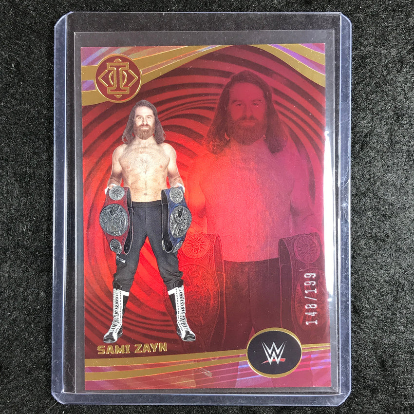 2023 Chronicles WWE SAMI ZAYN Illusions Red 148/199 #264