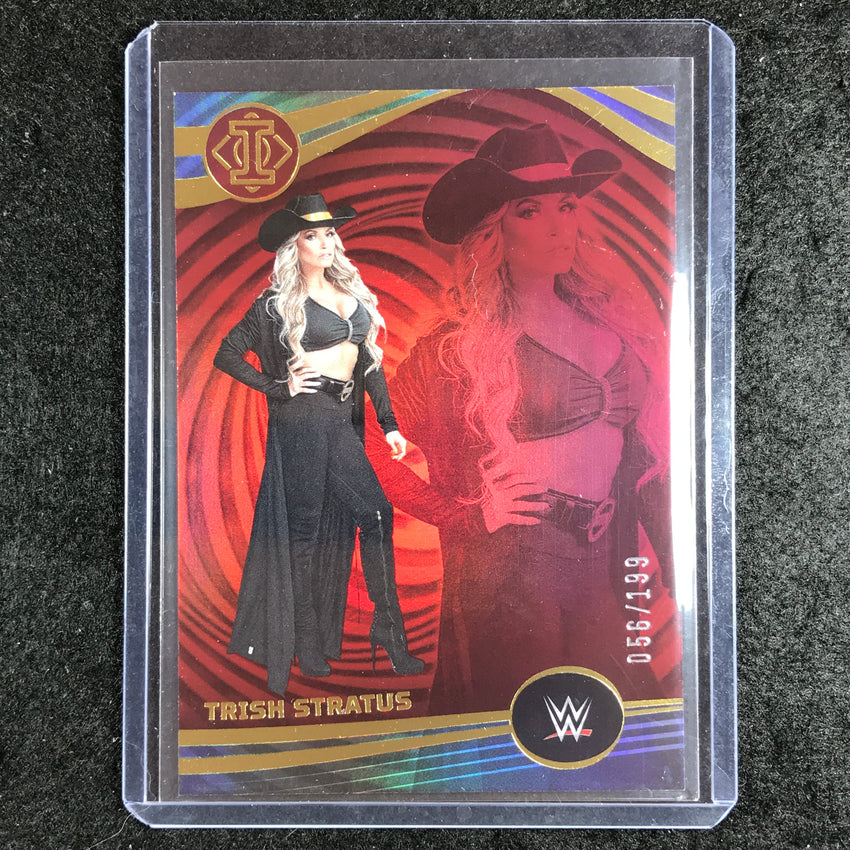 2023 Chronicles WWE TRISH STRATUS Illusions Red 56/199 #266