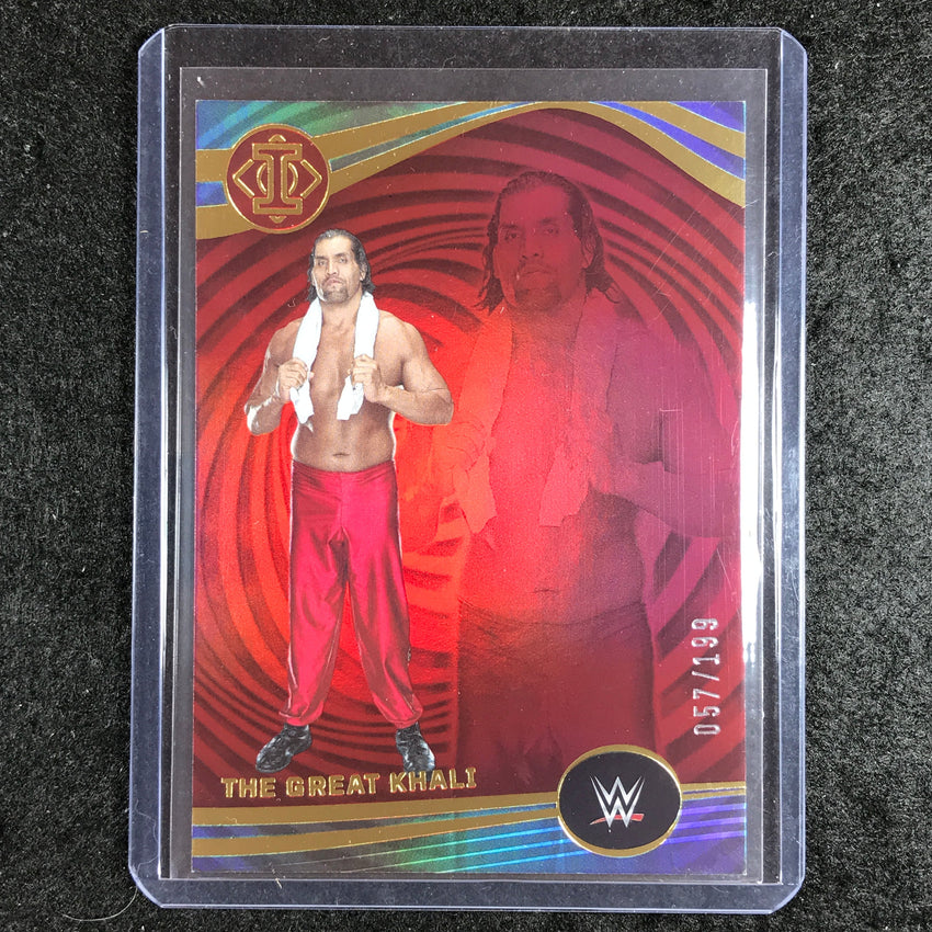2023 Chronicles WWE THE GREAT KHALI Illusions Red 57/199 #274