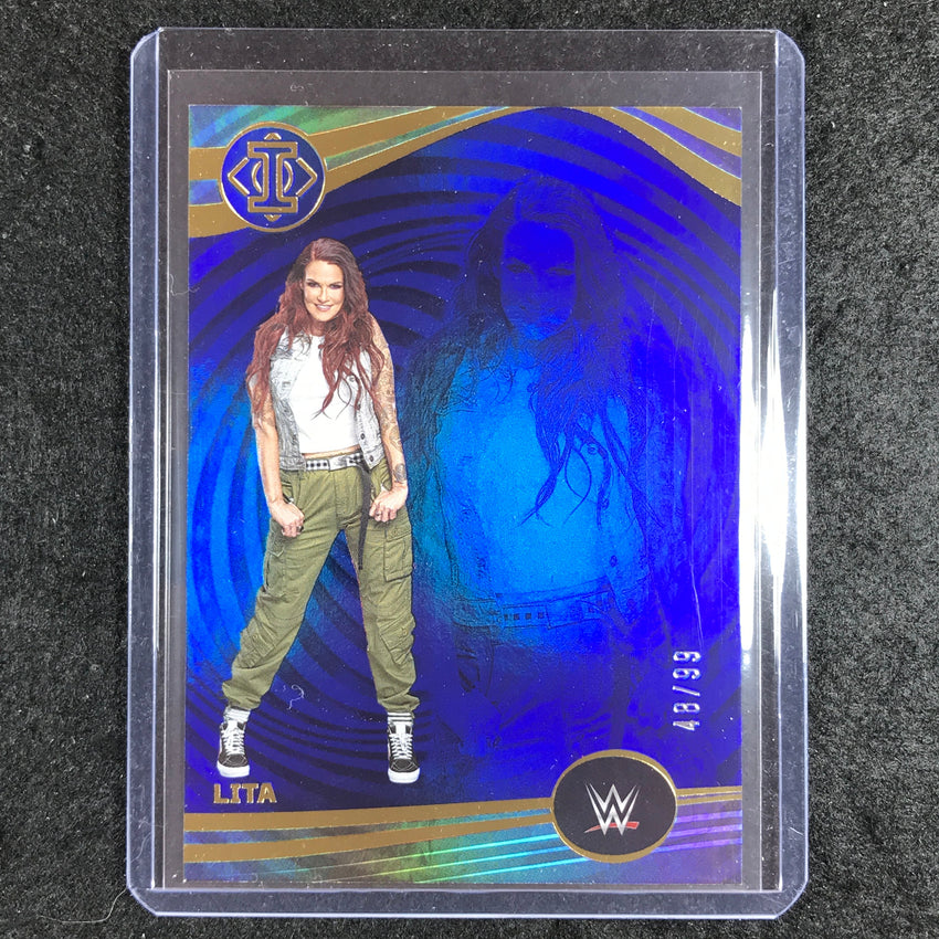 2023 Chronicles WWE LITA Illusions Blue 48/99