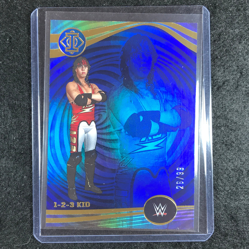 2023 Chronicles WWE 1-2-3 KID Illusions Blue 26/99
