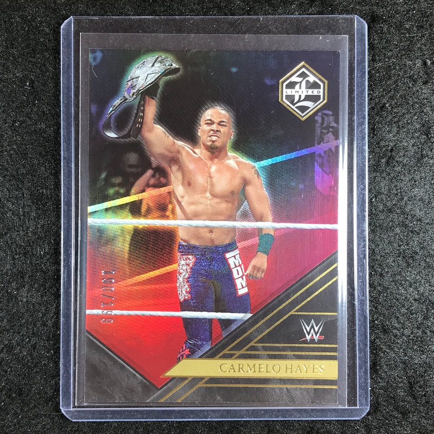 2023 Chronicles WWE CARMELO HAYES Limited Red 190/199 #250