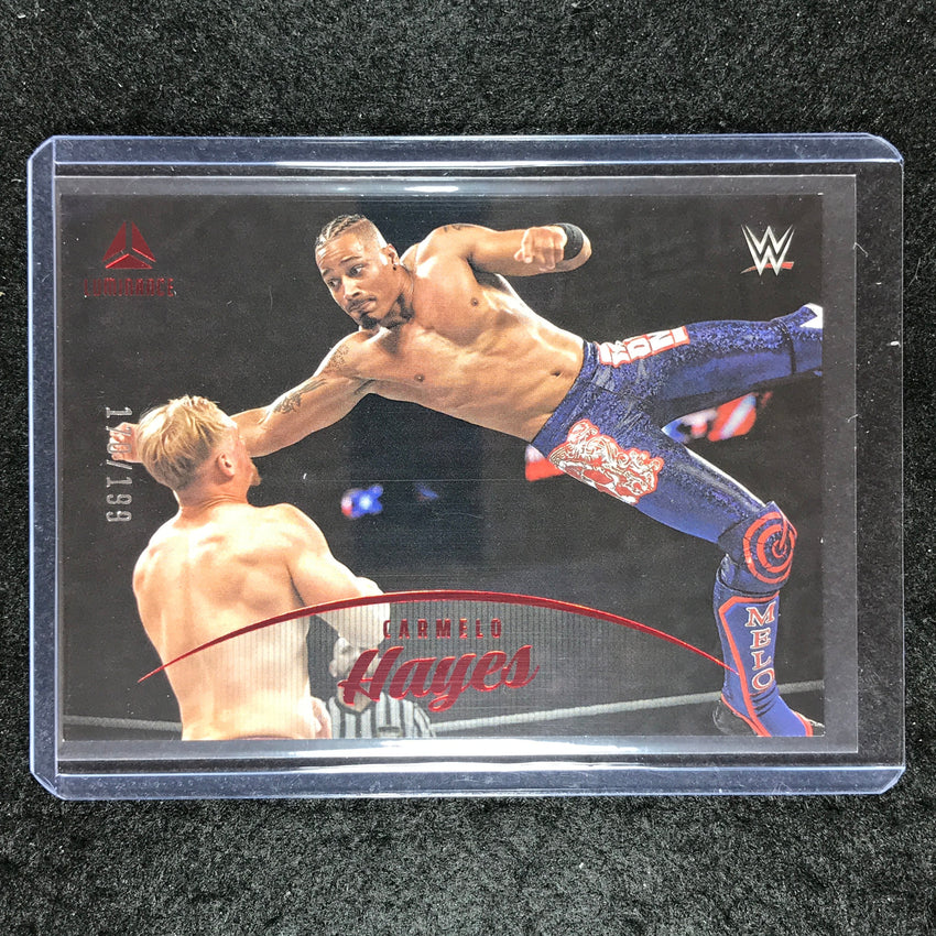 2023 Chronicles WWE CARMELO HAYES Luminance Red 170/199 #165