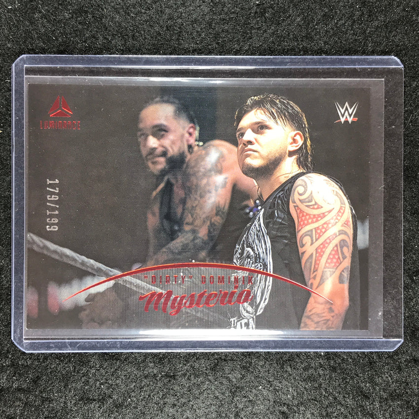 2023 Chronicles WWE DIRTY DOMINIK MYSTERIO Luminance Red 179/199 #167