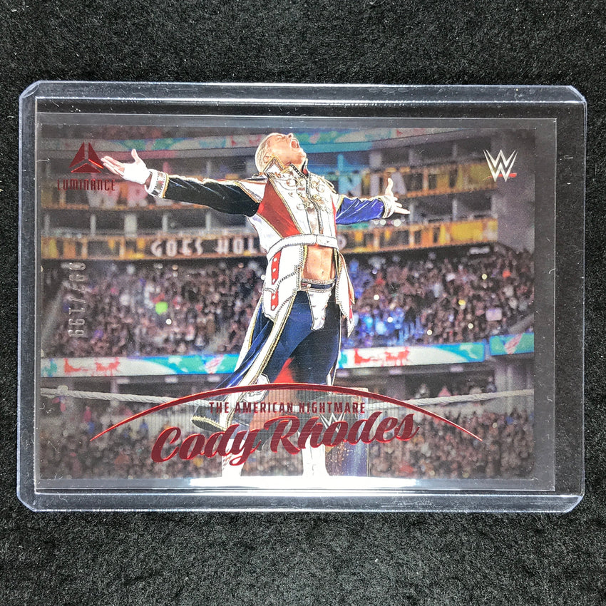2023 Chronicles WWE THE AMERICAN NIGHTMARE CODY RHODES Luminance Red 97/199
