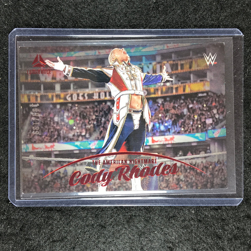 2023 Chronicles WWE THE AMERICAN NIGHTMARE CODY RHODES Luminance Red 199/199
