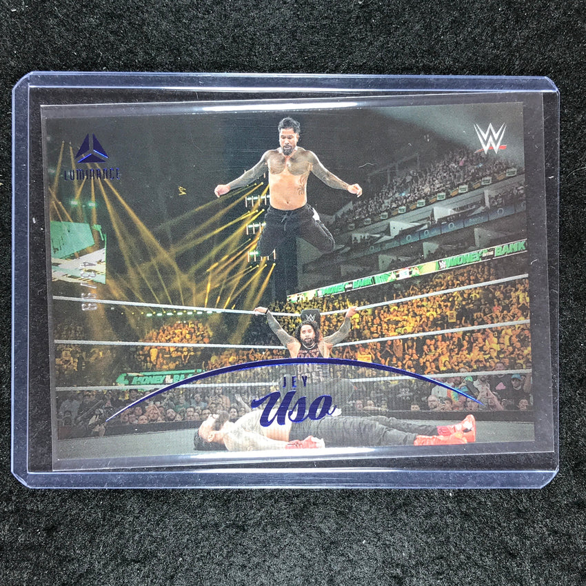 2023 Chronicles WWE JEY USO Luminance Blue 43/99