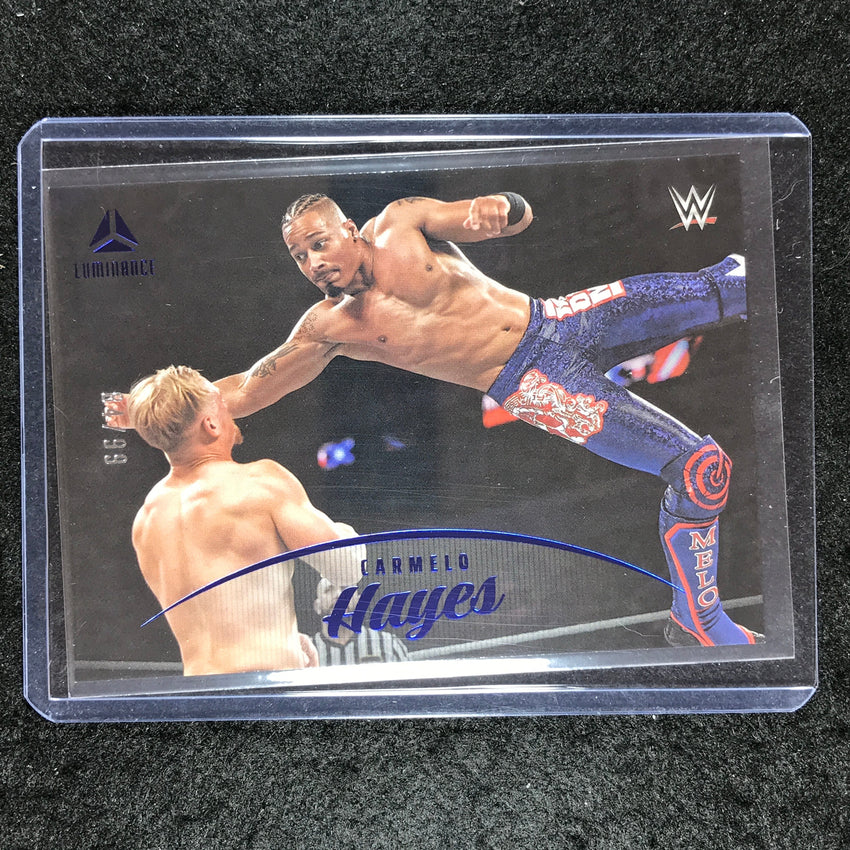 2023 Chronicles WWE CARMELO HAYES Luminance Blue 84/99