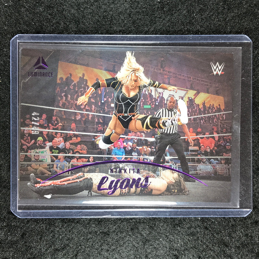 2023 Chronicles WWE NIKKITA LYONS Luminance Purple 42/49