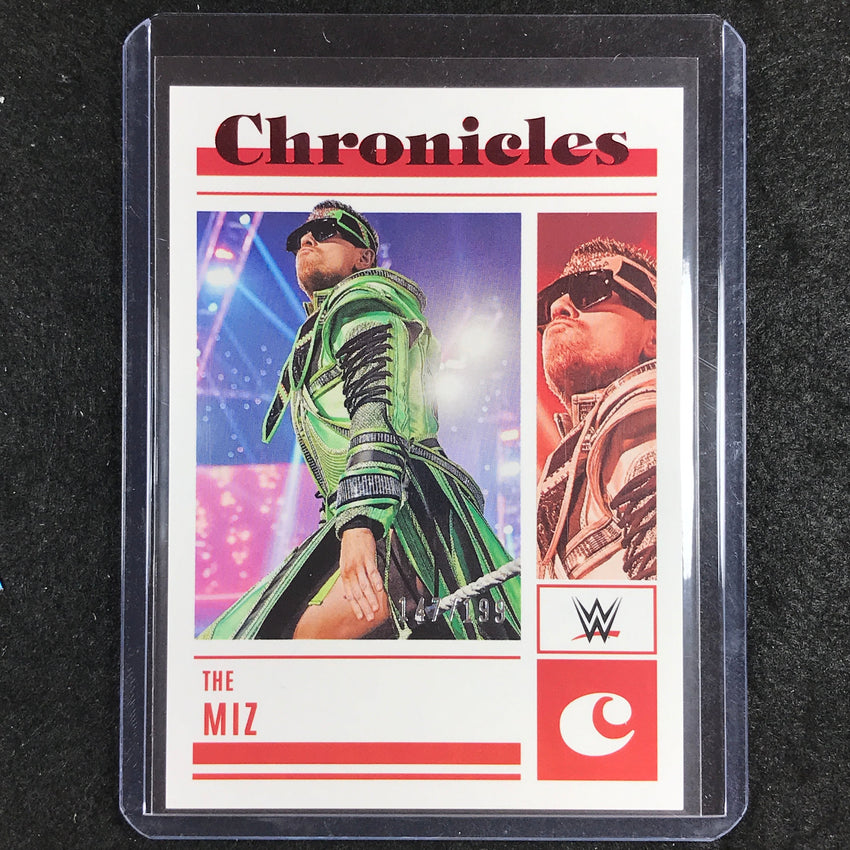 2023 Chronicles WWE THE MIZ Chronicles Red 147/199 #56