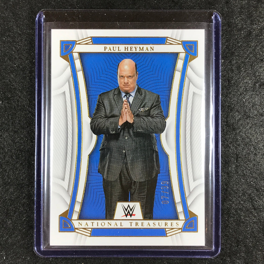 2023 Chronicles WWE PAUL HEYMAN National Treasures Base 7/99