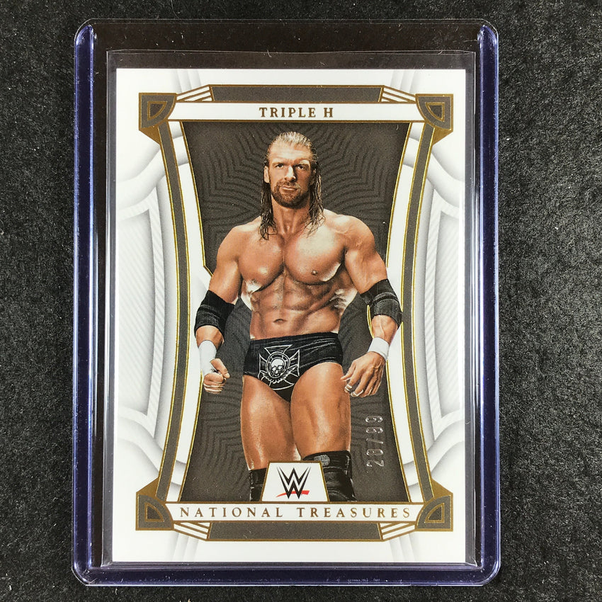 2023 Chronicles WWE TRIPLE H National Treasures Base 28/99