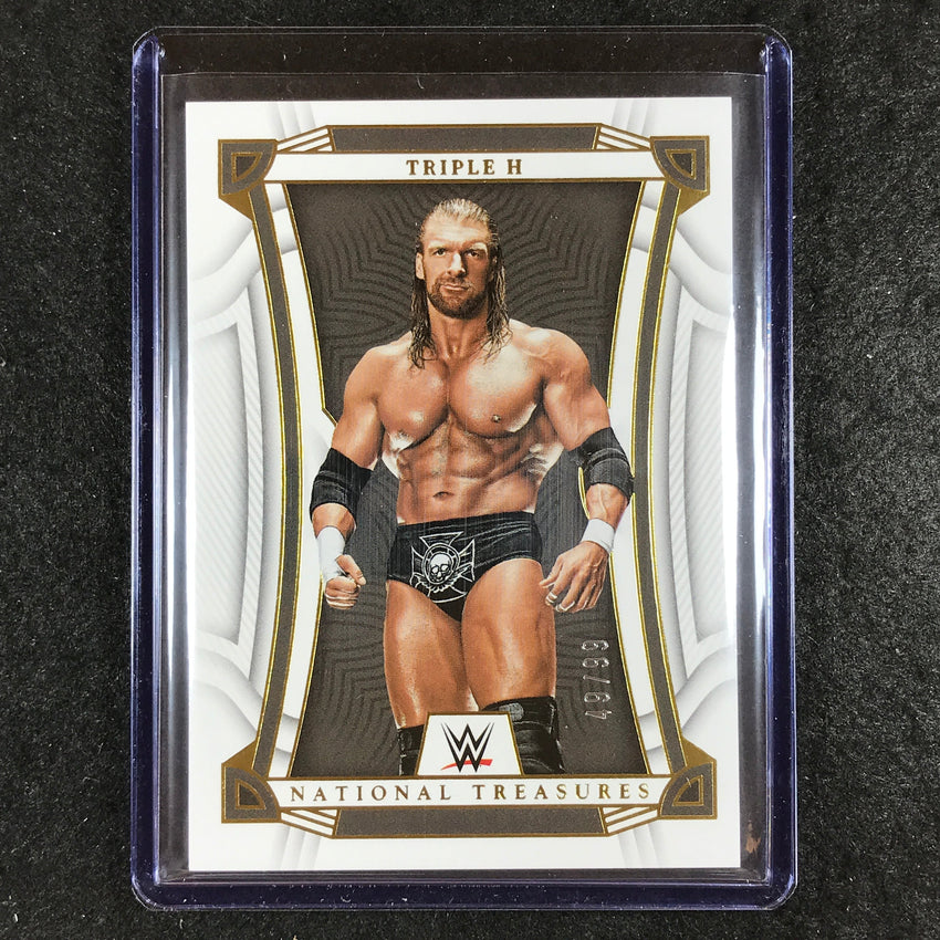 2023 Chronicles WWE TRIPLE H National Treasures Base 49/99