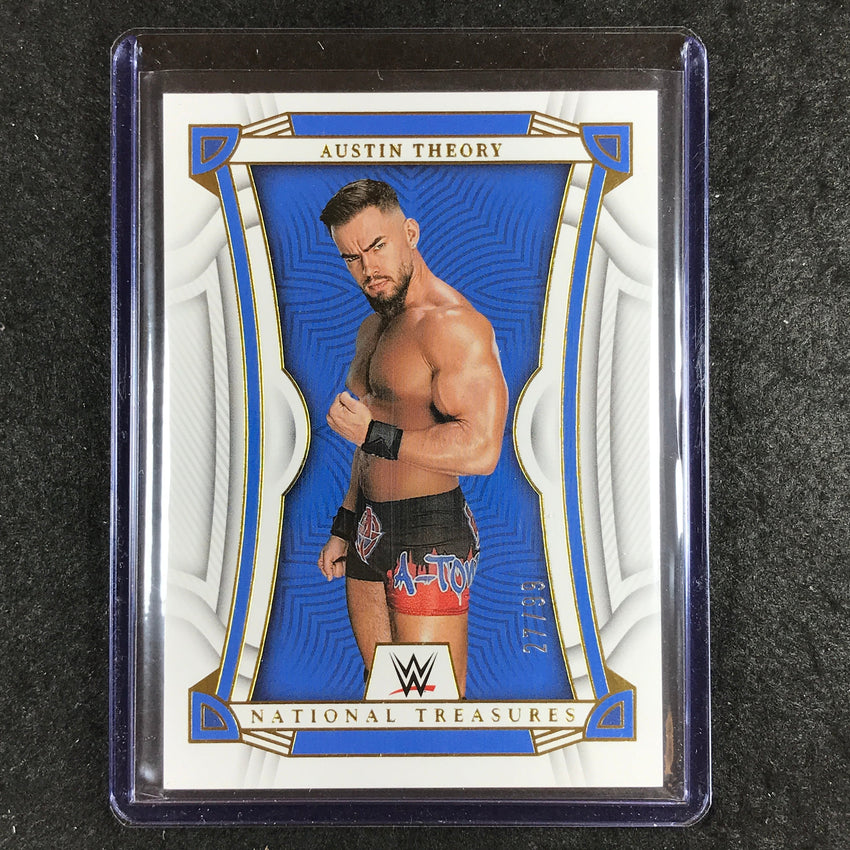 2023 Chronicles WWE AUSTIN THEORY National Treasures Base 27/99